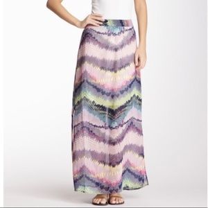Olive and Oak Printed Maxi Skirt
